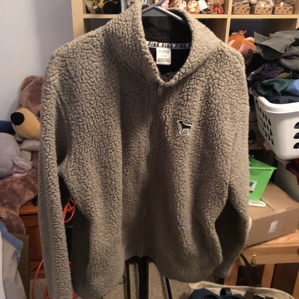 PINK VS Sherpa Fuzzy Jacket